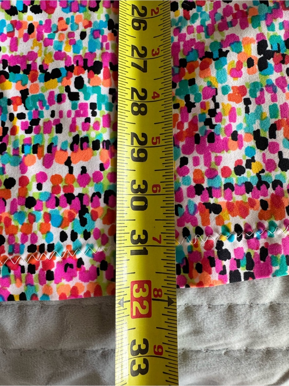 Lacy Dot Design Dress Pink Multicolor Dot Tank Dress with Blue Trim Size Med VGC - Picture 8 of 9